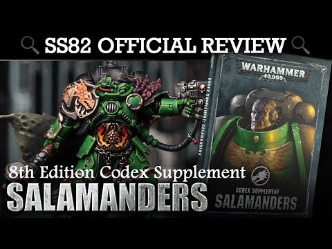 *NEW* Codex Supplement Salamanders Space Marines Warhammer 40K 8th Edition SS82 REVIEW