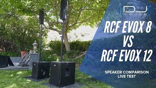Which is better? RCF EVOX 8 vs RCF EVOX 12 - Speaker Test