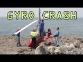 Gyroplane GYROCOPTER Crash Emergency landing.