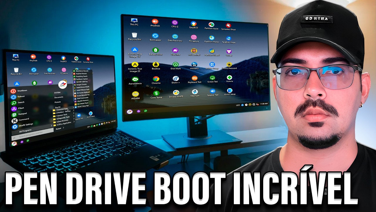 O ÚNICO PEN DRIVE BOOT QUE VOCE PRECISA! 🤯 TUDO em 1 SÓ LUGAR! O NHV BOOT 2025 é ABSURDO!