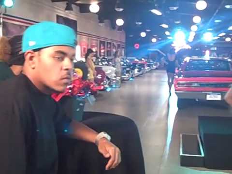 Lil HAZE @ Mack10 video shoot for Hood Famous