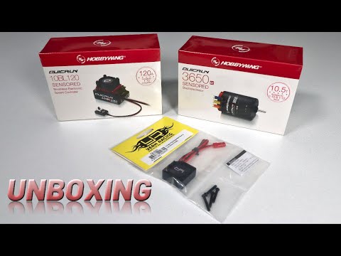 Hobbywing Brushless Combo 10BL120 ESC + 3650SD G2 10.5T Motor  | Unboxing