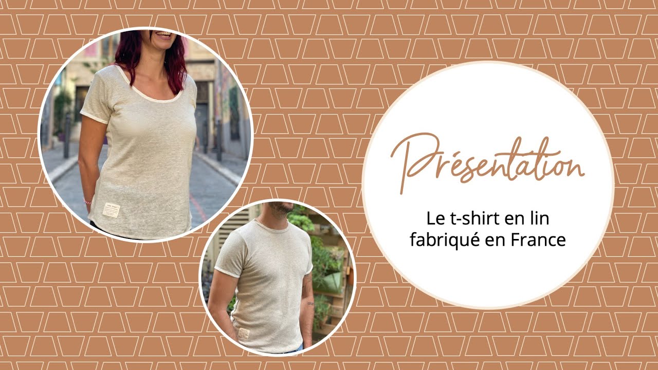 T-SHIRT EN LIN FRANCAIS 🌾