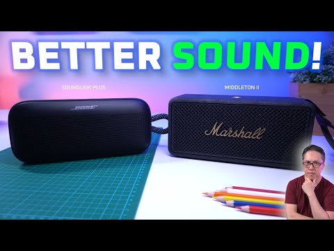 Bose SoundLink Plus vs Marshall Middleton 2 review - Sounds MIGHTY, But! 🤔