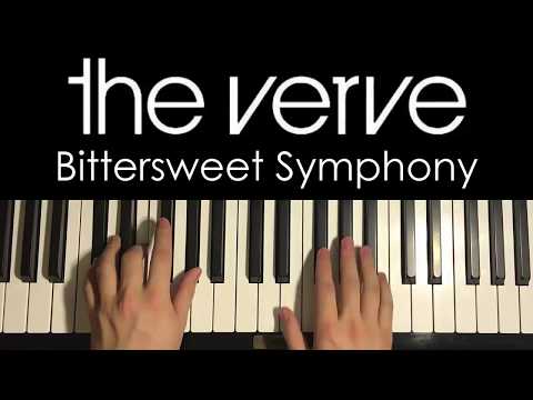 HOW TO PLAY - The Verve - Bitter Sweet Symphony (Piano Tutorial Lesson)