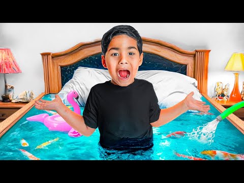 I Turned My Bed Into a Fish Tank!