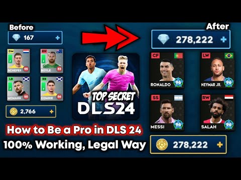 DLS 24 Trick!! • Make A Pro/Maxed Team in Dream League Soccer 2024 • Full Analytical Guidelines