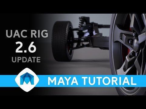 Maya Car Rig | UAC Rig Update 2.6 | Maya Truck Rig