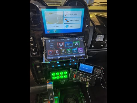 Hummer H2 Soundstream VRN-DD7HB Navigation Double Dinn Double 7" Screen Installation