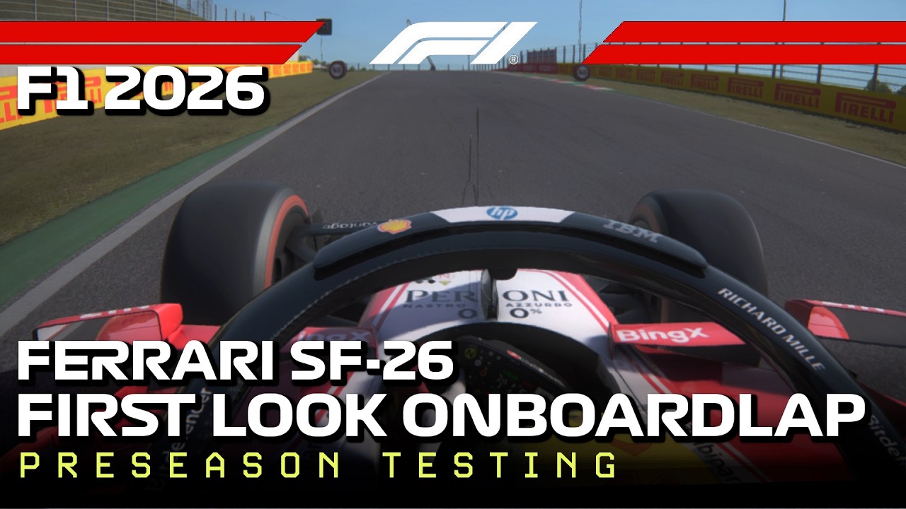 F1 2026 Pre-Season testing SF-26 Hamilton's Onboard Lap｜#Assettocorsa #F1 #SF-26