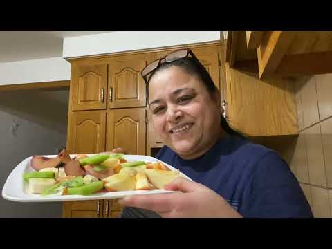 Eating Fruit in evening/new vlog/Canada🍁/Gurjit Randhawa