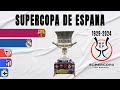 Supercopa De España All Winners 1941 2024 Spanish Super Cup