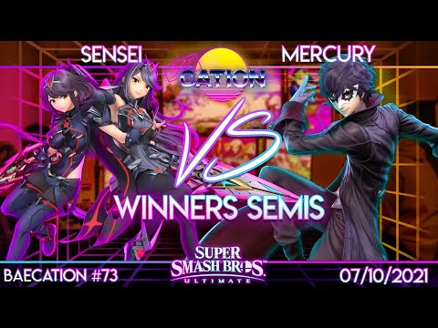 Baecation #73 - SSBU - NGG | Sensei (Pyra/Mythra) vs. Mercury (Joker) - Winners Semi-Finals