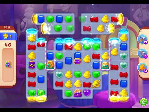 HomeScapes Level 5821 no boosters (17 moves)