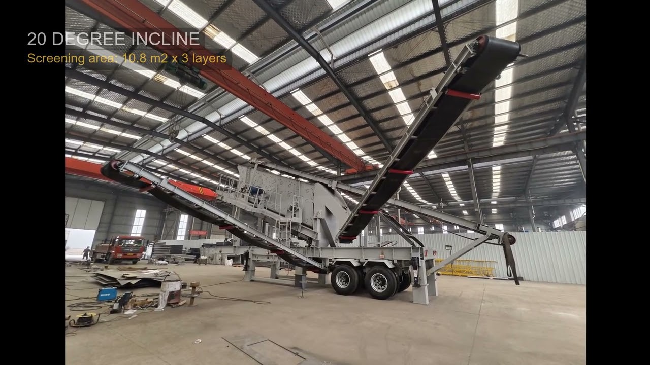Tire-Mounted Screening Plant — 3YK1860 3-Deck Screen, 32–300 t/h | Mobile Crushing & Screening