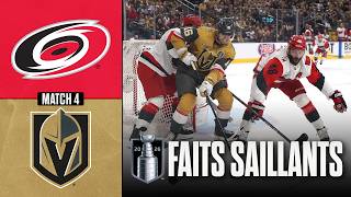 Hurricanes vs Golden Knights | Finale de la Coupe Stanley, match no 4 | Faits saillants