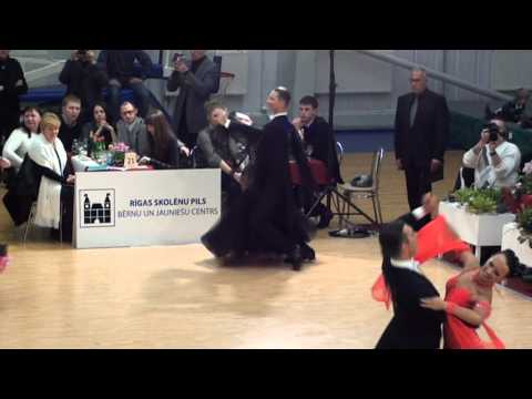 LČ ST 2012 Adult Belugins - Mihailova; Ozols - Dmitrijeva 1.2fin viennese waltz