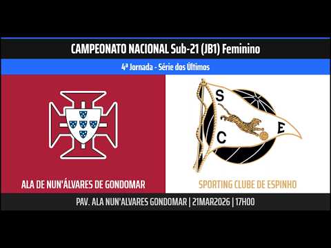 ALA vs SC Espinho - Campeonato Nacional 25/26 - Sub-21 Fem - Fase 2 - 4ª Jornada