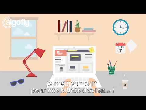ALGOFLY : Billets d'avion pas  Video