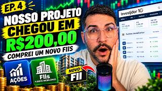 COMPREI UM NOVO FIIS NO NOSSO PROJETO | COMEÇANDO DO ZERO #04