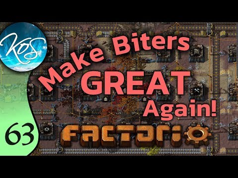 Factorio Ep 63: SCIENCE SHUFFLE - Make Biters GREAT Again! - Mod, Let's Play, Gameplay