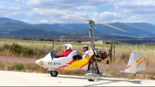 preview picture of video 'Aeroclub Calera (La Bota Voladora) Tito y su  Autogiro 24/05/2014'