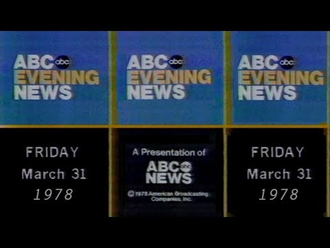 ABC Evening News (Complete Broadcast, 3/31/1978) 📺