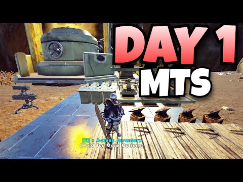 Day 1 Claiming a Modded Redwood Cave! - Ark PvP