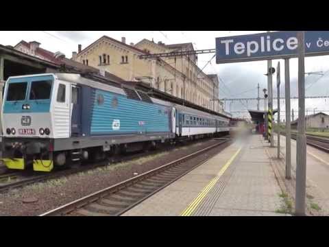 Vlaky Os 6879 a Sp 1696  - Teplice v Čechách, 9.5.2014