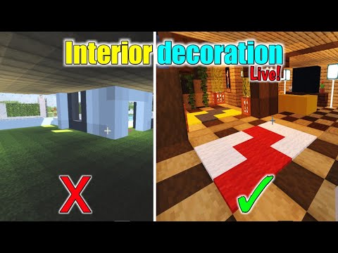 Minecraft interior design ideas for beginners