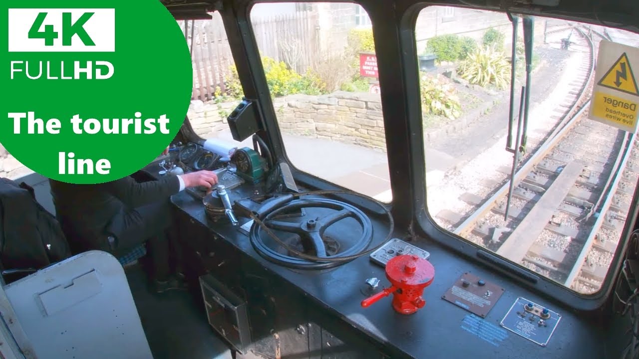 Scenic Railway Journey: Oxenhope to Keighley and Back - Class 101 Locomotive Cab Ride in 4K60