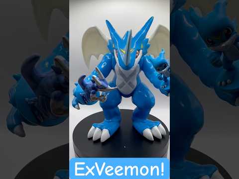 ExVeemon! Six inch soft vinyl! He’s excellent! #toys #digimon