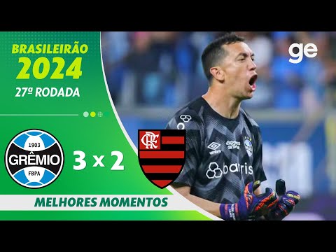 Gols e lances de Grêmio x Flamengo