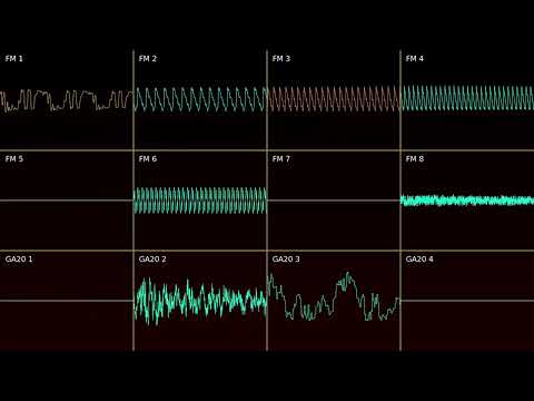 Rise of the Triad - Goin' Down the Fast Way (YM2151 + Irem GA20 Cover) (Oscilloscope View)