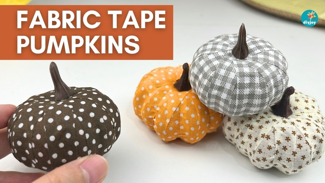 DIY Pumpkin Decor For Fall | Cozy Fall Projects Using Fabric Scraps