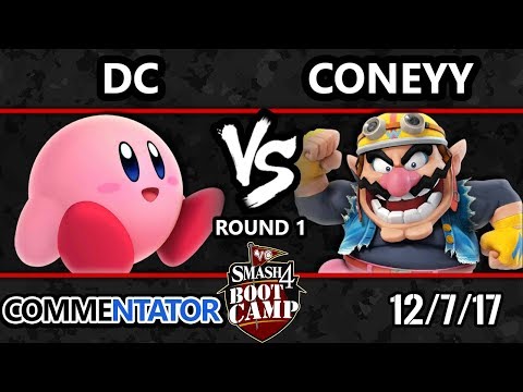 S4BC Smash 4 - DC (Kirby) vs VGBC | Coneyy (Wario) - Commentator's R1