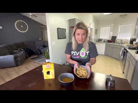 Weighing dry vs cooked pasta