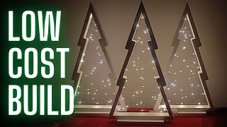 Etsy Christmas bestseller / Christmas tree with led lights / Woodworking project