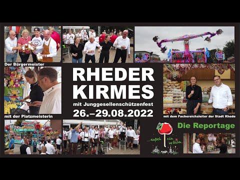Reportage - Rheder Kirmes 2022 - Tour mit der Platzmeisterin, dem Fachbereichsleiter, Bürgermeister