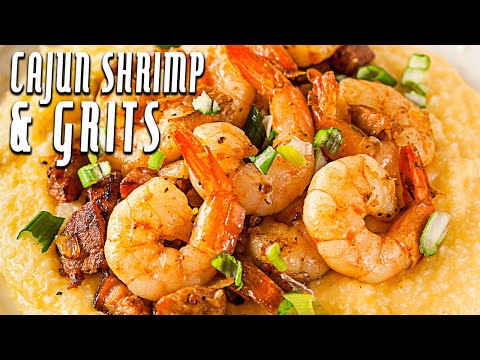 Cheesy, Cajun Style Southern Shrimp and Grits | Easy & Quick Recipe