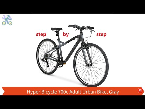 How to assemble Hyper Bicycle 700c Adult Urban Bike, Gray