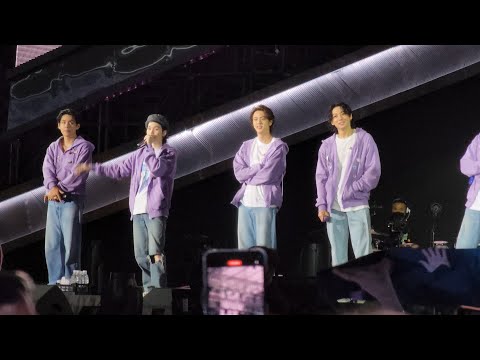 221015 ENDING MENT PT.2: JUNGKOOK, JIN, SUGA, V BTS Yet To Come in Busan Fancam Floor Standing G03