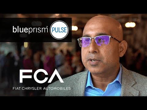 How RPA is being used within the Fiat Chrysler Automobile group, their future plans and the value he has found from attending our Blue Prism Pulse event in Chicago