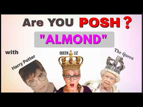 Part of a video titled "Almond" Pronunciation | Speak POSH like Harry Potter and the ...