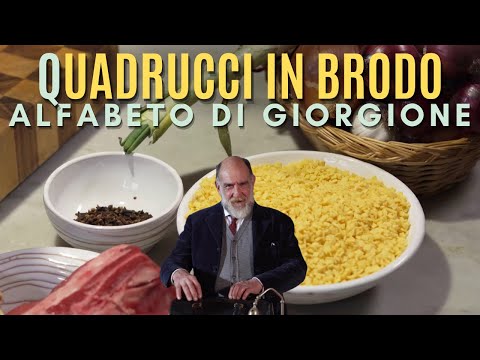 Q COME QUADRUCCI: QUADRUCCI IN BRODO - Alfabeto di Giorgione