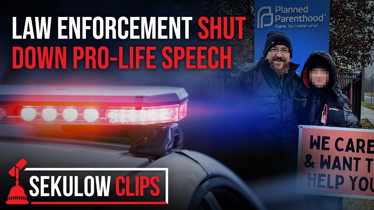 Law Enforcement Shuts Down Pro Life Speech