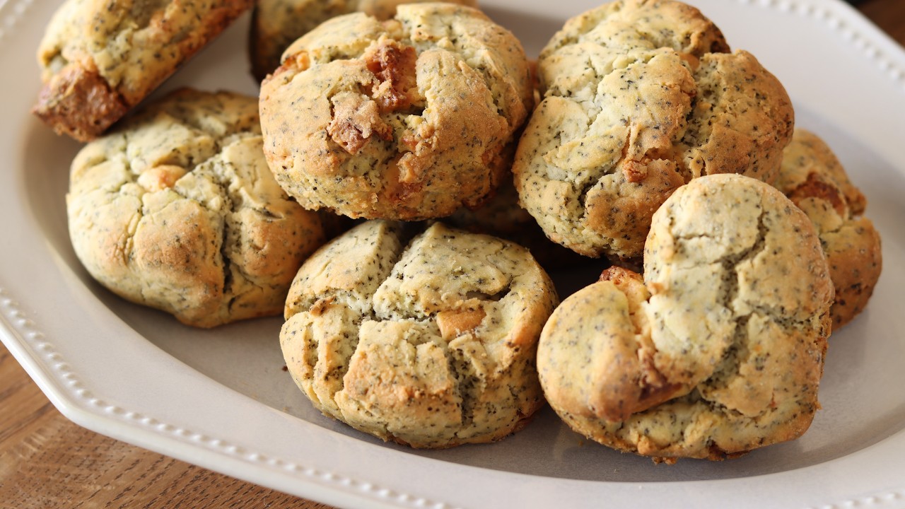 焼くまで5分♪混ぜるだけ、ミルクティーみたいな紅茶とホワイトチョコのスコーン＊米粉のお菓子、バレンタインに♪：ラッピングあり｜HidaMari Cooking