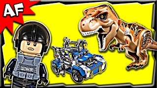 Lego Jurassic World T-REX Tracker 75918 Stop Motion Build Review