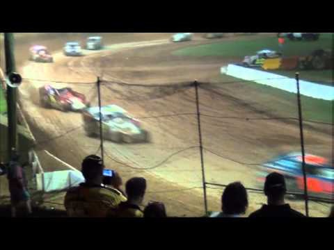 V8 Dirt Modifieds - A-Main - Crossley Race Engines Series - Brisbane Speedway - 31.03.12