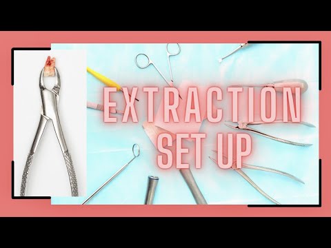EASY EXTRACTION SET UP FOR DENTAL ASSISTANTS // Oral Surgery Tips